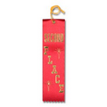 2nd Place 2"x8" Stock Award Ribbon (Carded)